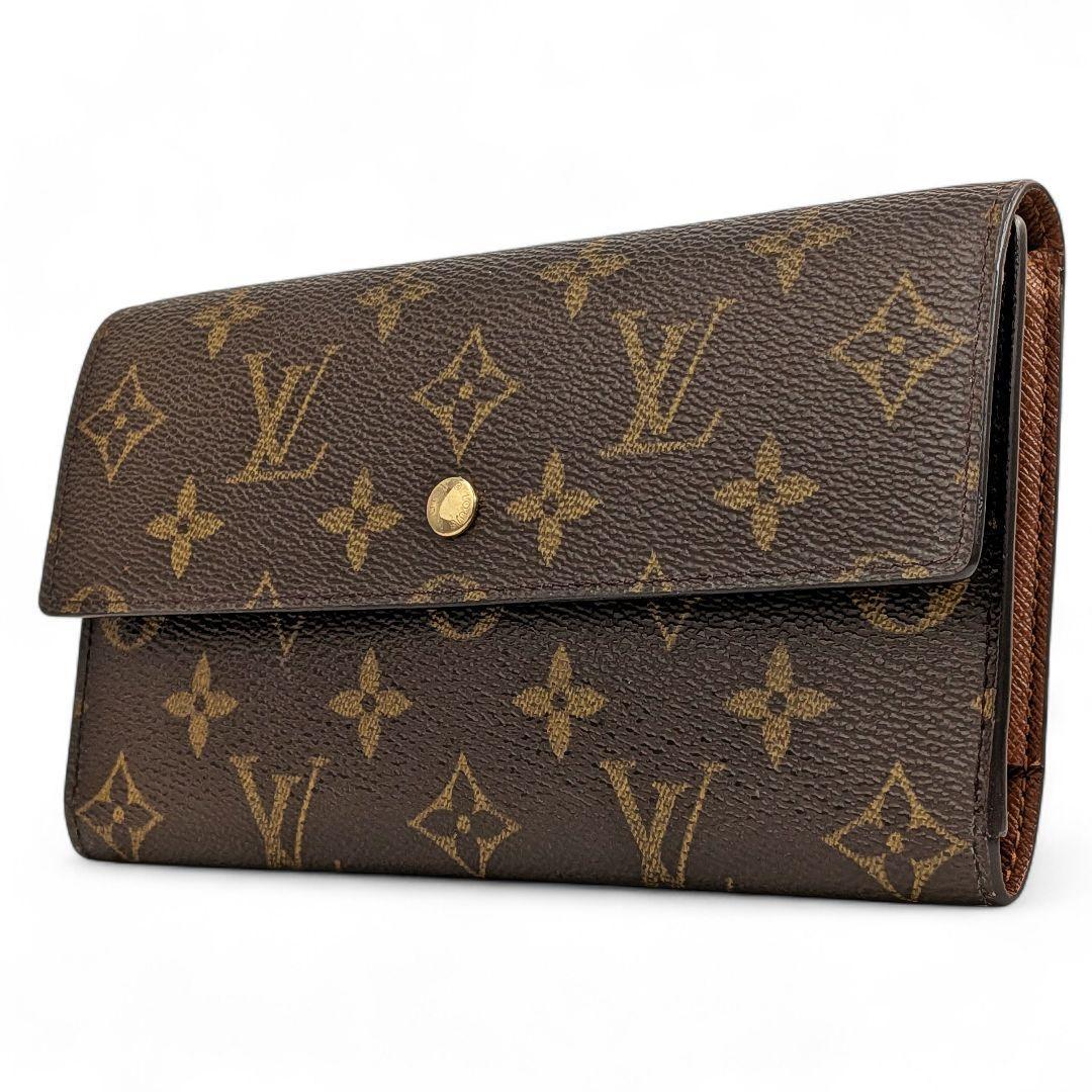 美品 ルイヴィトン モノグラム ポルトトレゾール インターナショナル 969