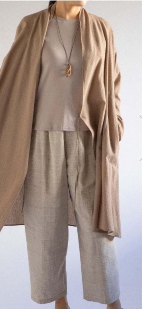 2023 ヨーガンレール　コットンウール羽織り　カーディガン　ババグーリ