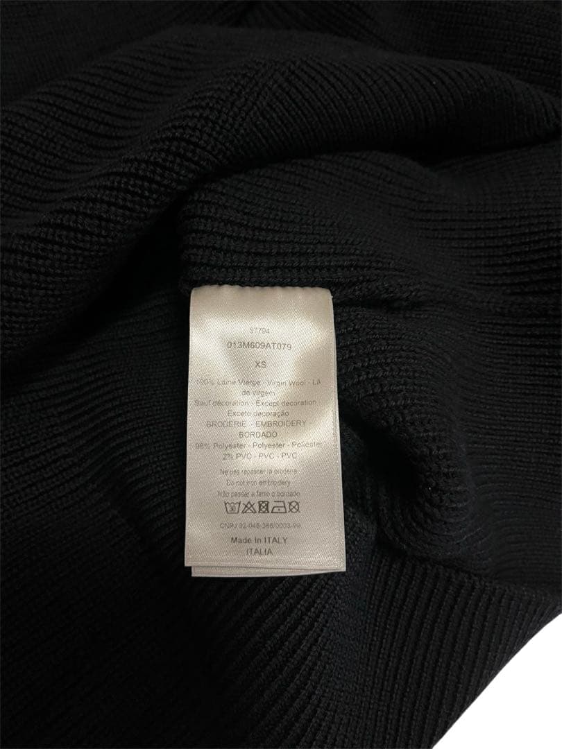 ひ*げ様 DIOR ディオール ハイカラー ジップセーター メンズ レディース