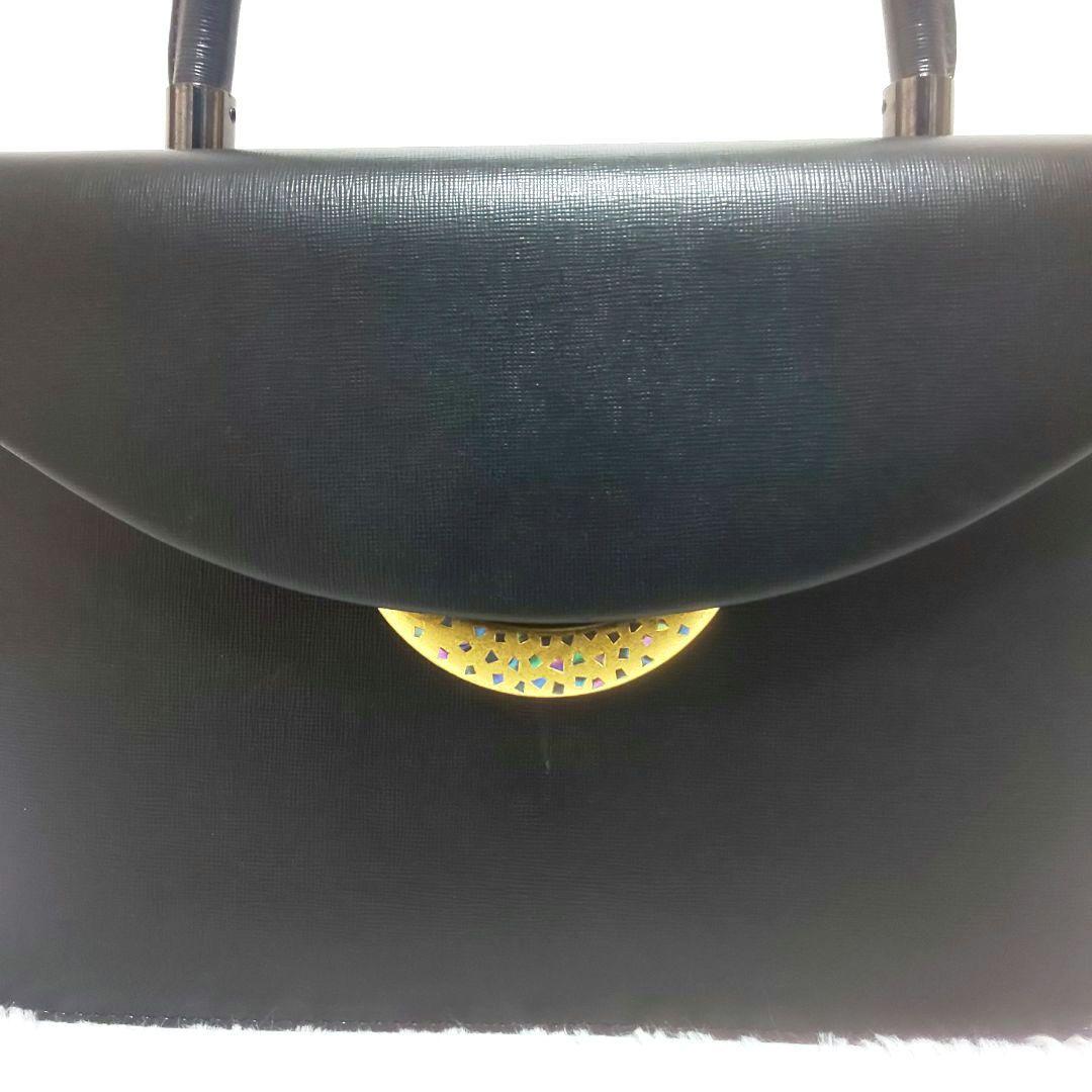 ✨美品✨坂本これくしょん フォーマル ハンドバッグ 銀河 金箔 日本製 高級 黒