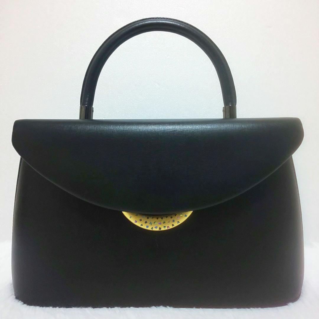 ✨美品✨坂本これくしょん フォーマル ハンドバッグ 銀河 金箔 日本製 高級 黒