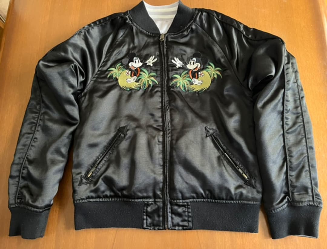 ディズニー★ミニーマウス★スカジャン★リバーシブル★M size