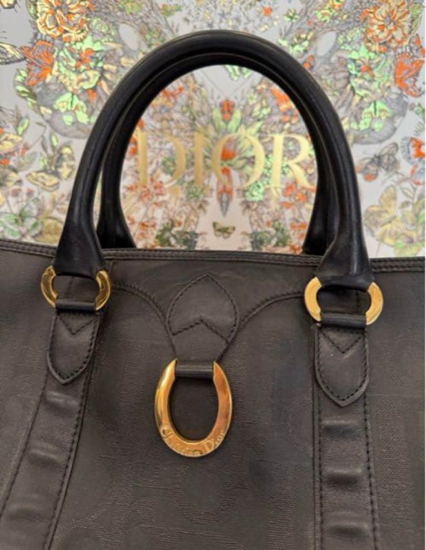 クリスチャンディオールChristian Diorトロッターボストンバッグ超美品
