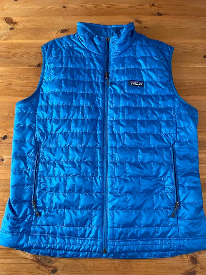 パタゴニア　ナノパフジャケット　プリマロフト　L ブルーpatagonia