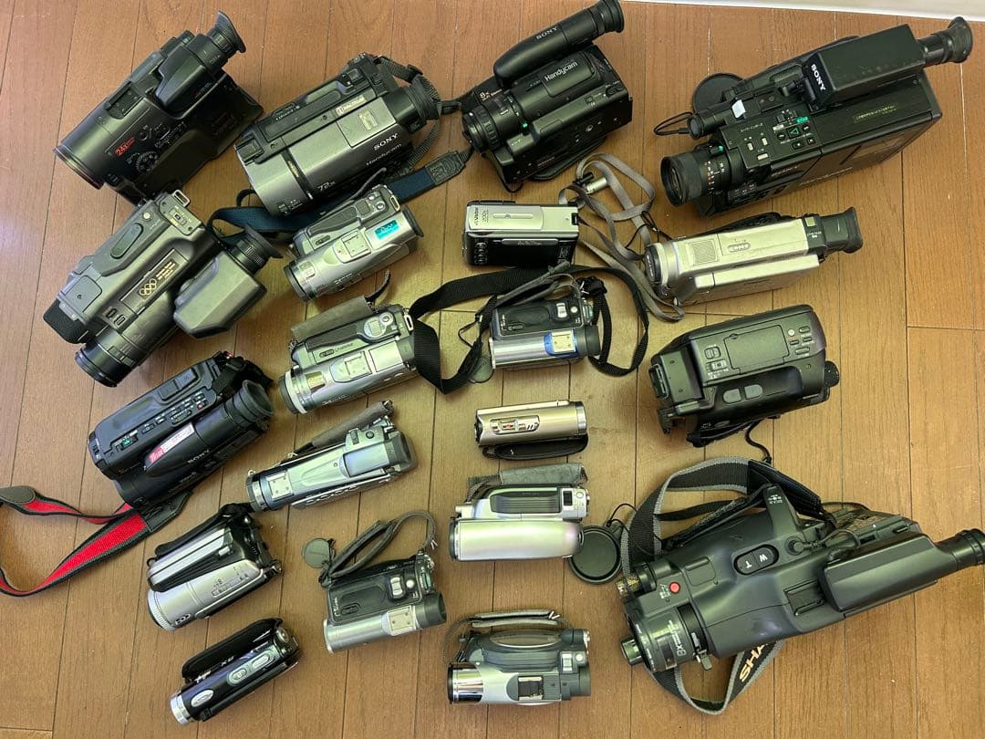 【ジャンク品】ハンディカムセット 20台 Sony Panasonic JVC