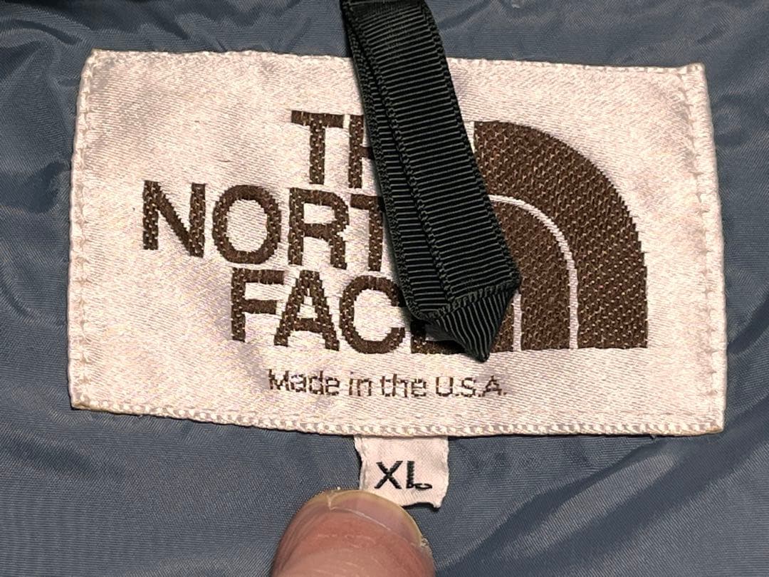 貴重！80's 黒ラッカー！THE NORTH FACE ダウンベスト茶タグ