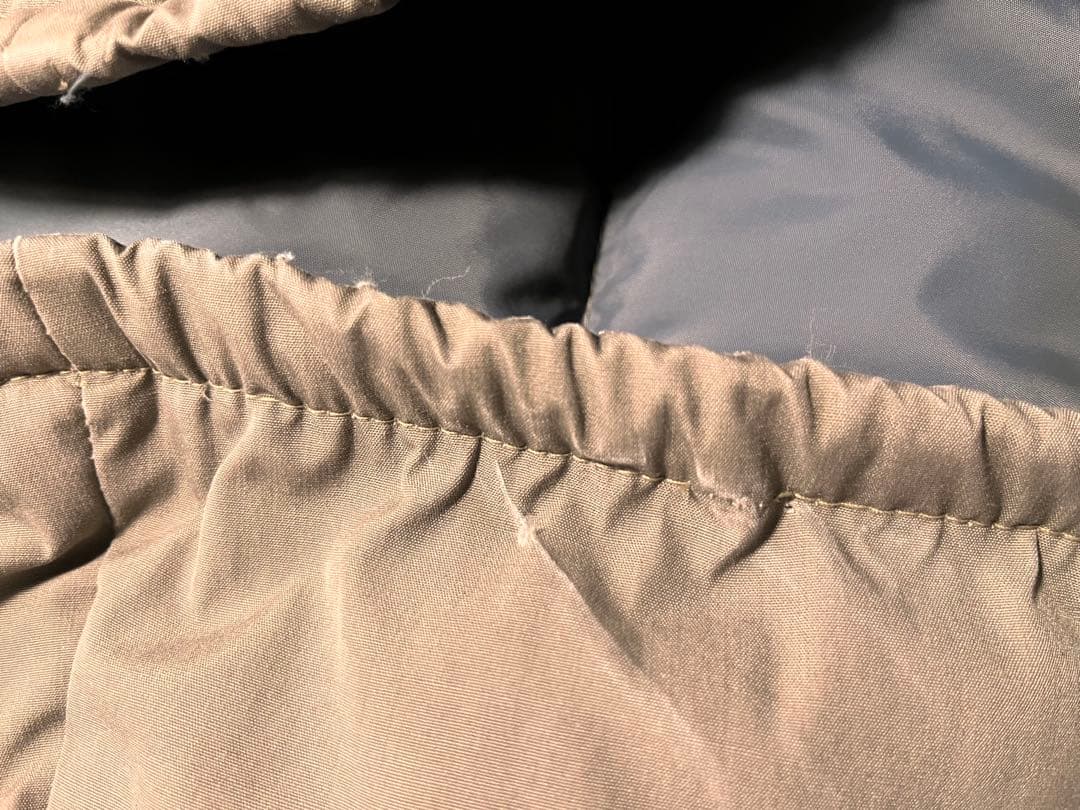 貴重！80's 黒ラッカー！THE NORTH FACE ダウンベスト茶タグ