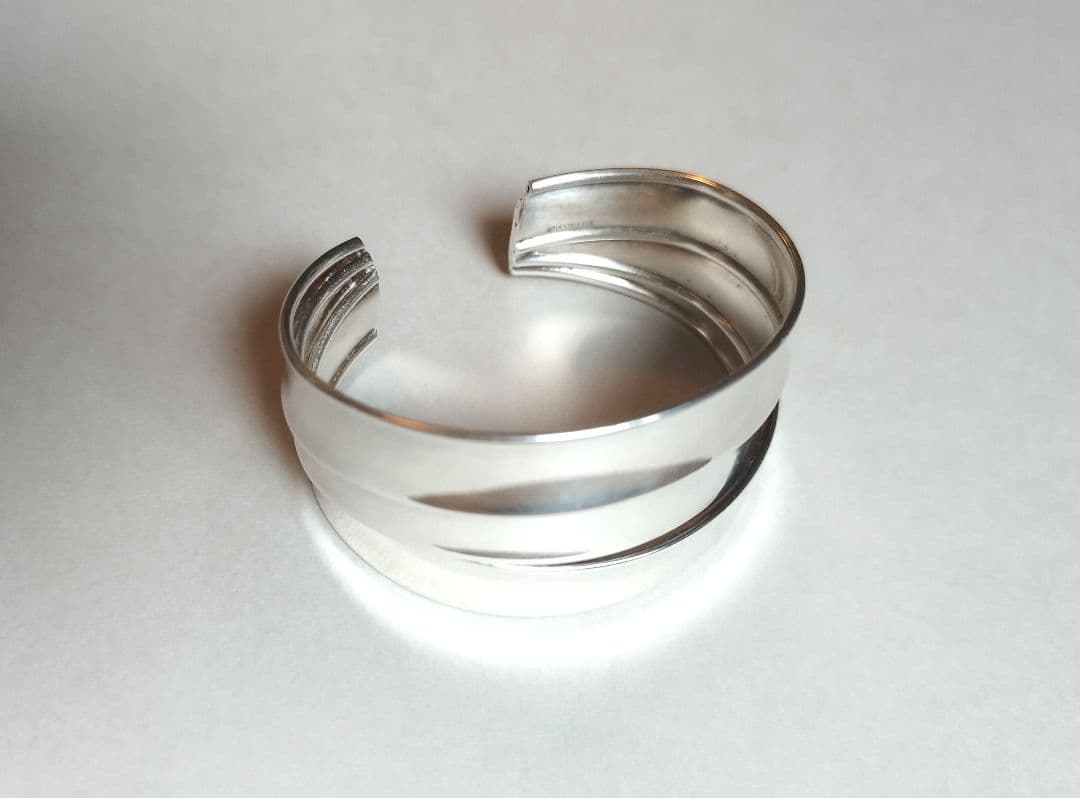 Italy イタリア ヴィンテージ シルバー ブレスレット バングル ボーンカフ