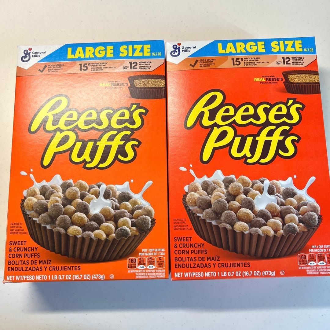 Reese's Puffs2個& シナモントースト2個　大サイズ 4個セット