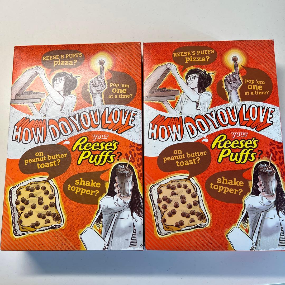 Reese's Puffs2個& シナモントースト2個　大サイズ 4個セット