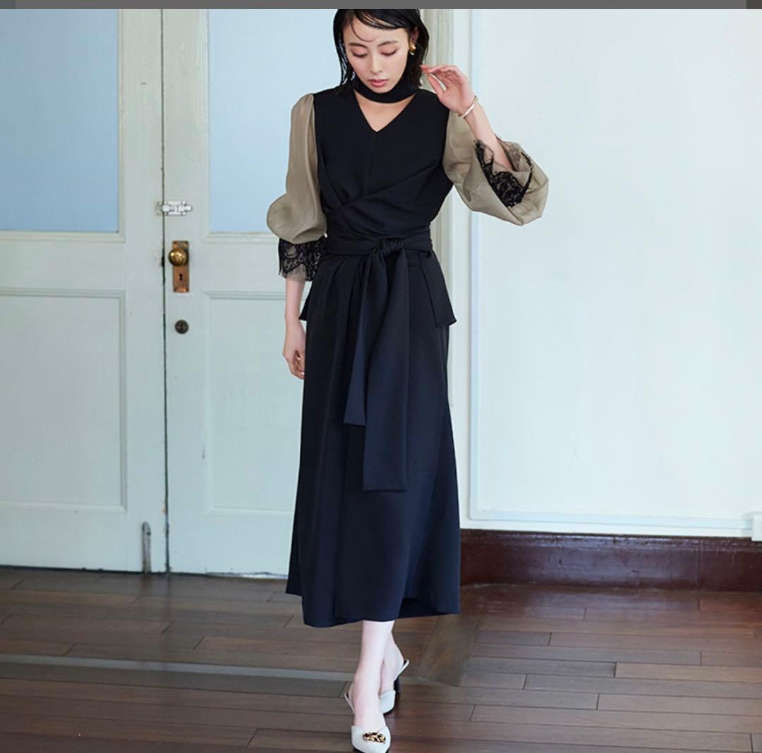 新品　RUIRUE BOUTIQUE パンツドレス　LL オケージョン