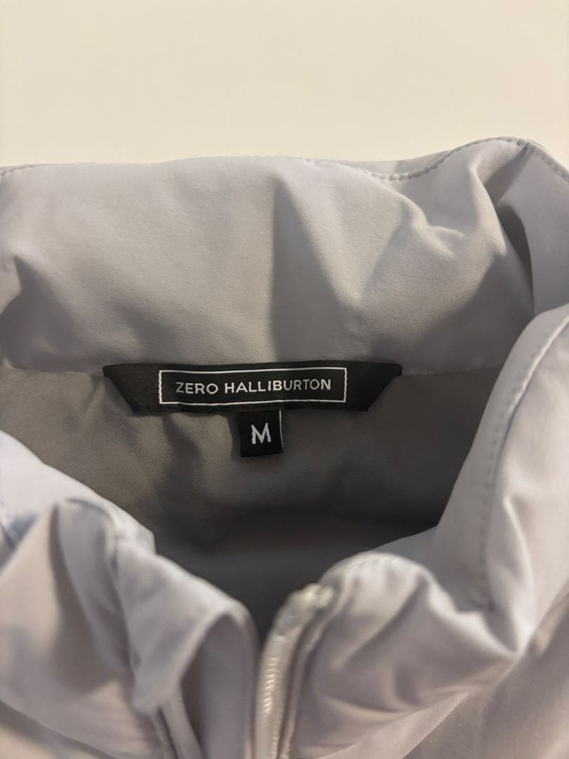 ZERO HALLIBURTON ライトグレー ダウンベスト M