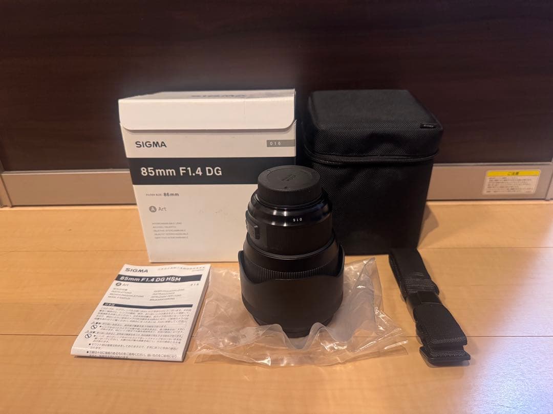 SIGMA 85mm F1.4 DG レンズ