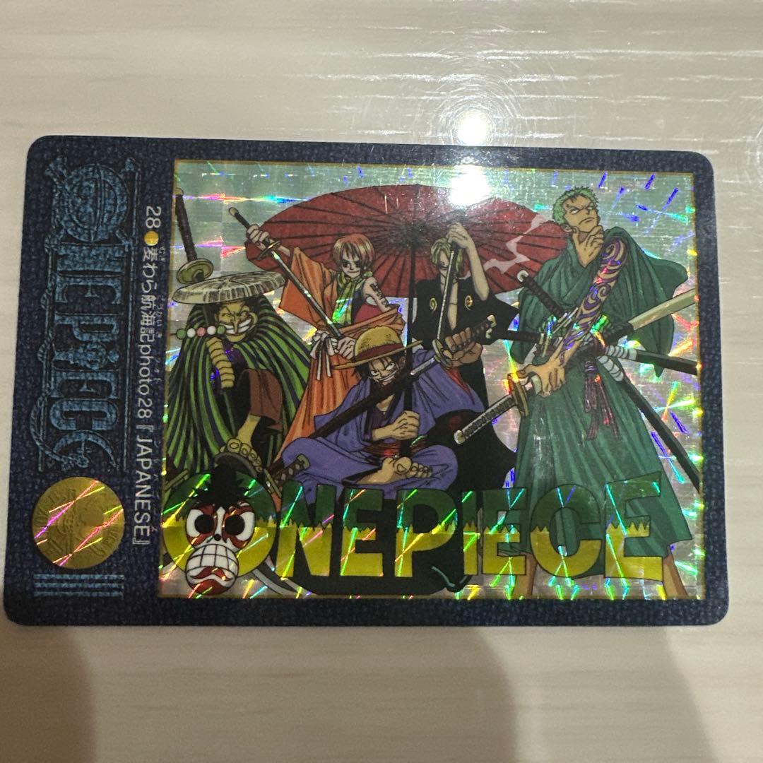 希少　ワンピース　カードダス　ビジュアルアドベンチャー　No.28　キラカード