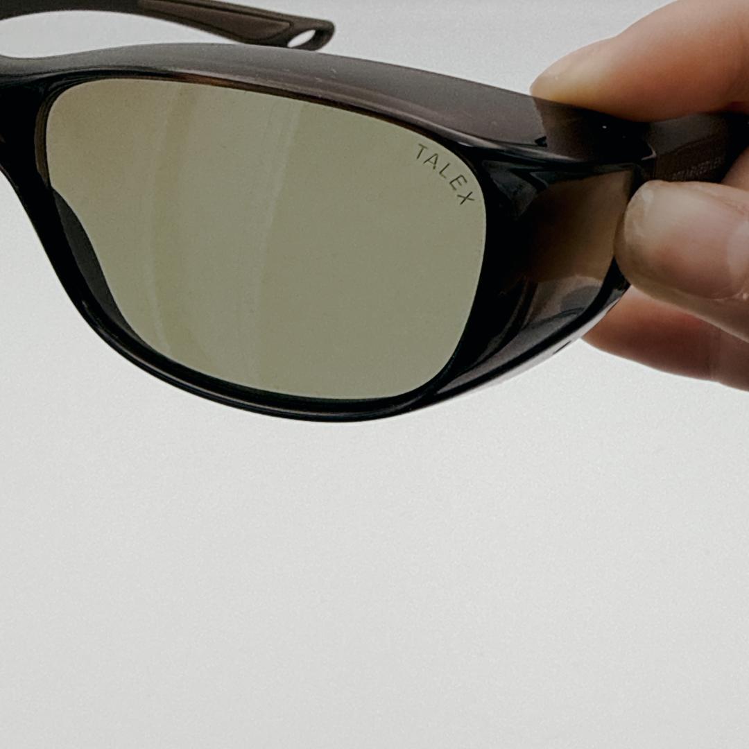 【美品】TALEX オーバーグラス 偏光サングラス EM6-D03-04