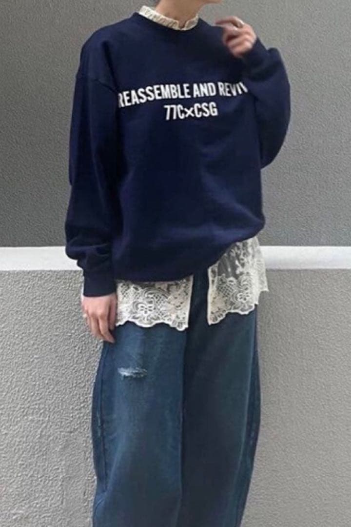 【値下げ】Curensology×77circa ヴィンテージスウェット