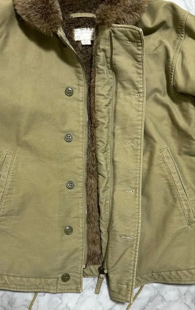 N-1 デッキジャケット ステンシル YMCL KY サイズ 36 カーキ