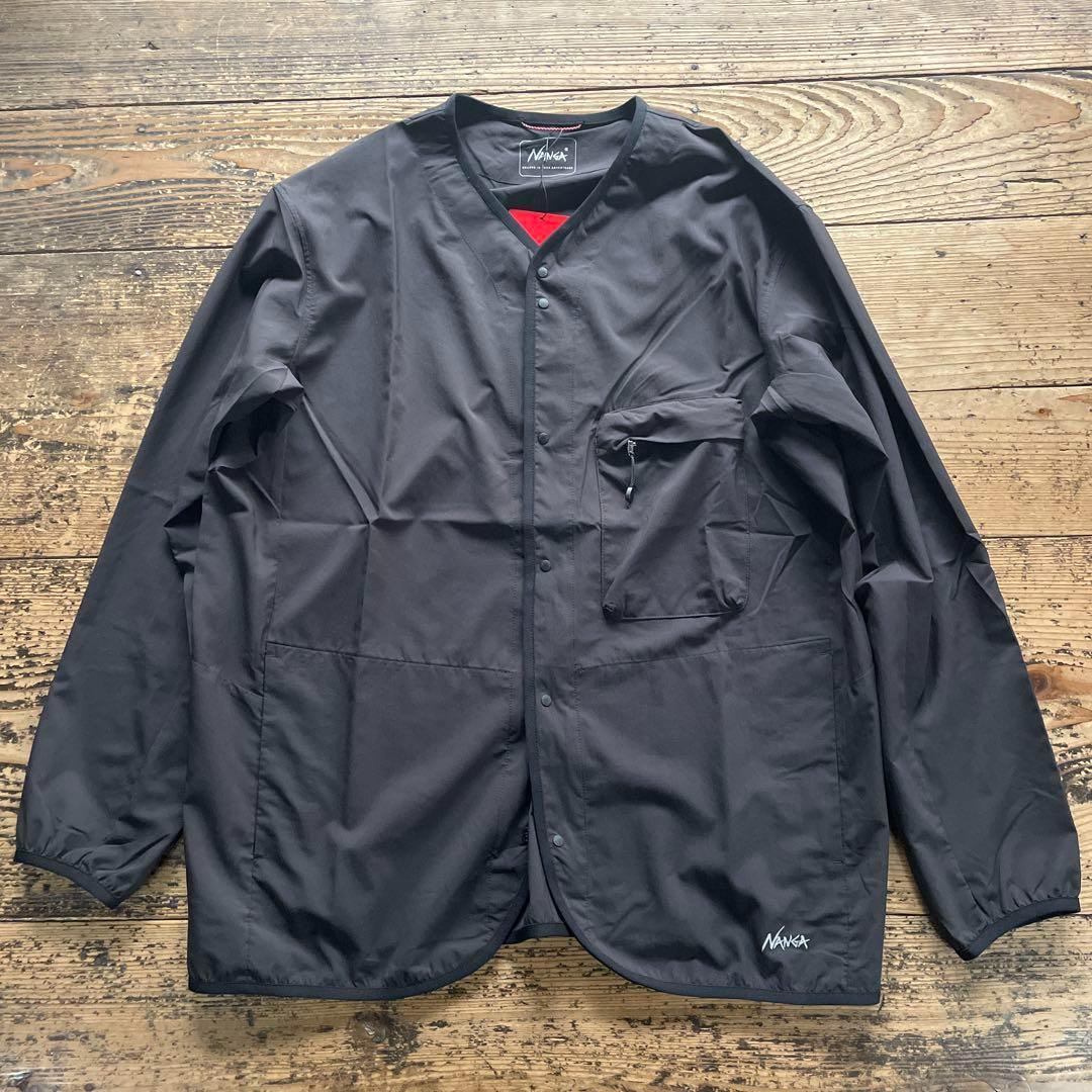 新品　25年春夏 NANGAナンガ　PLC エクスカーションカーディガン　黒　M