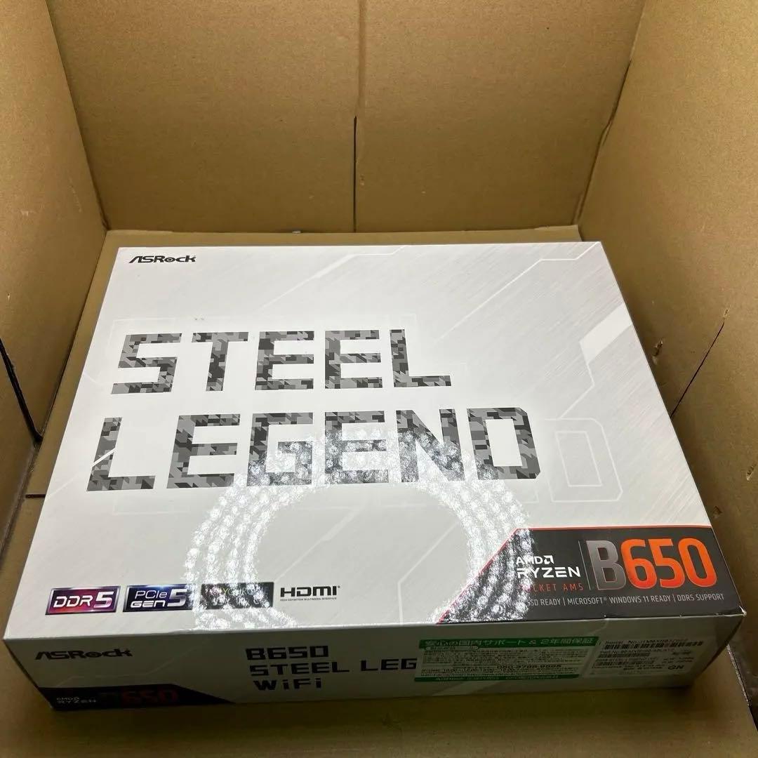 ASRock マザーボード B650 Steel Legend WiFi