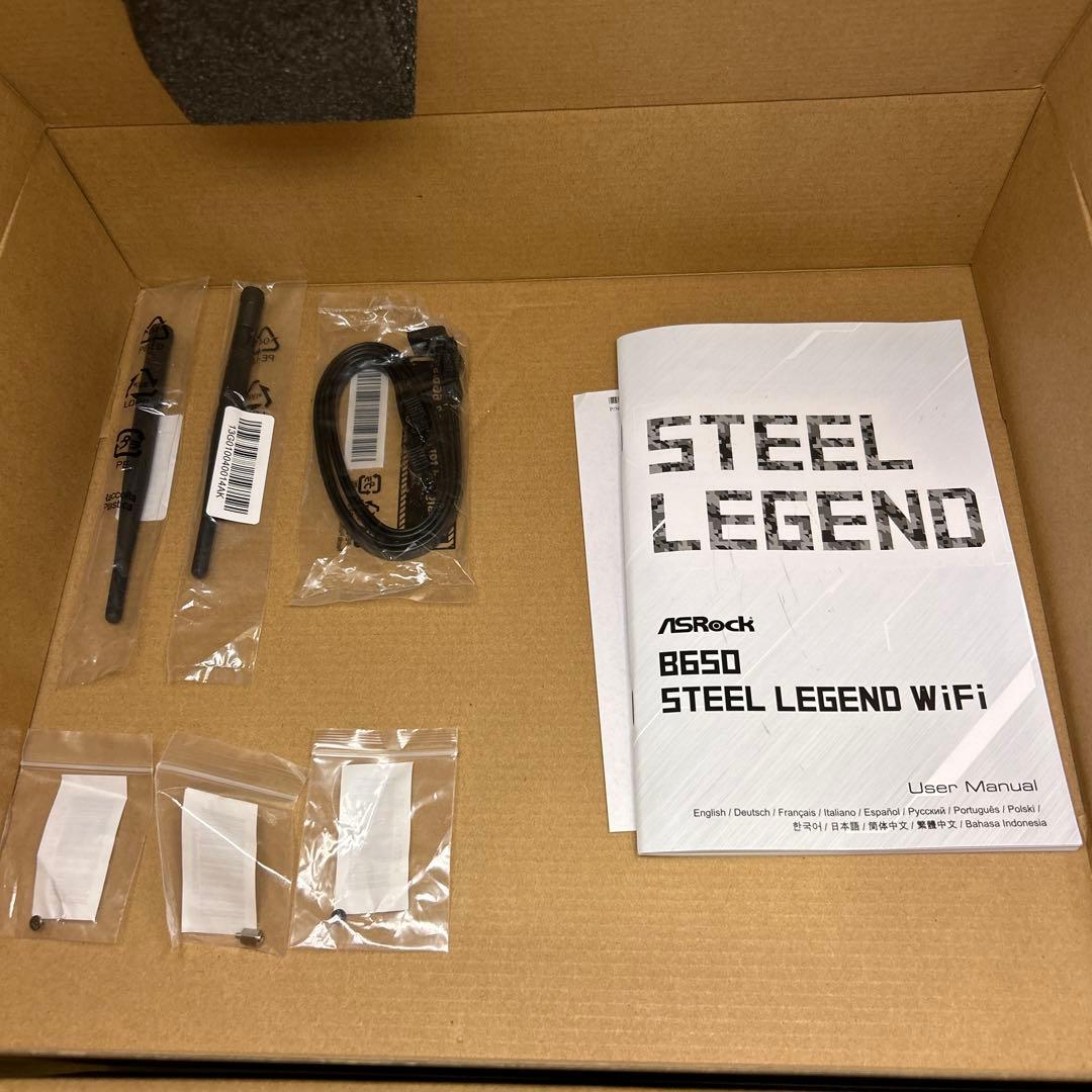 ASRock マザーボード B650 Steel Legend WiFi