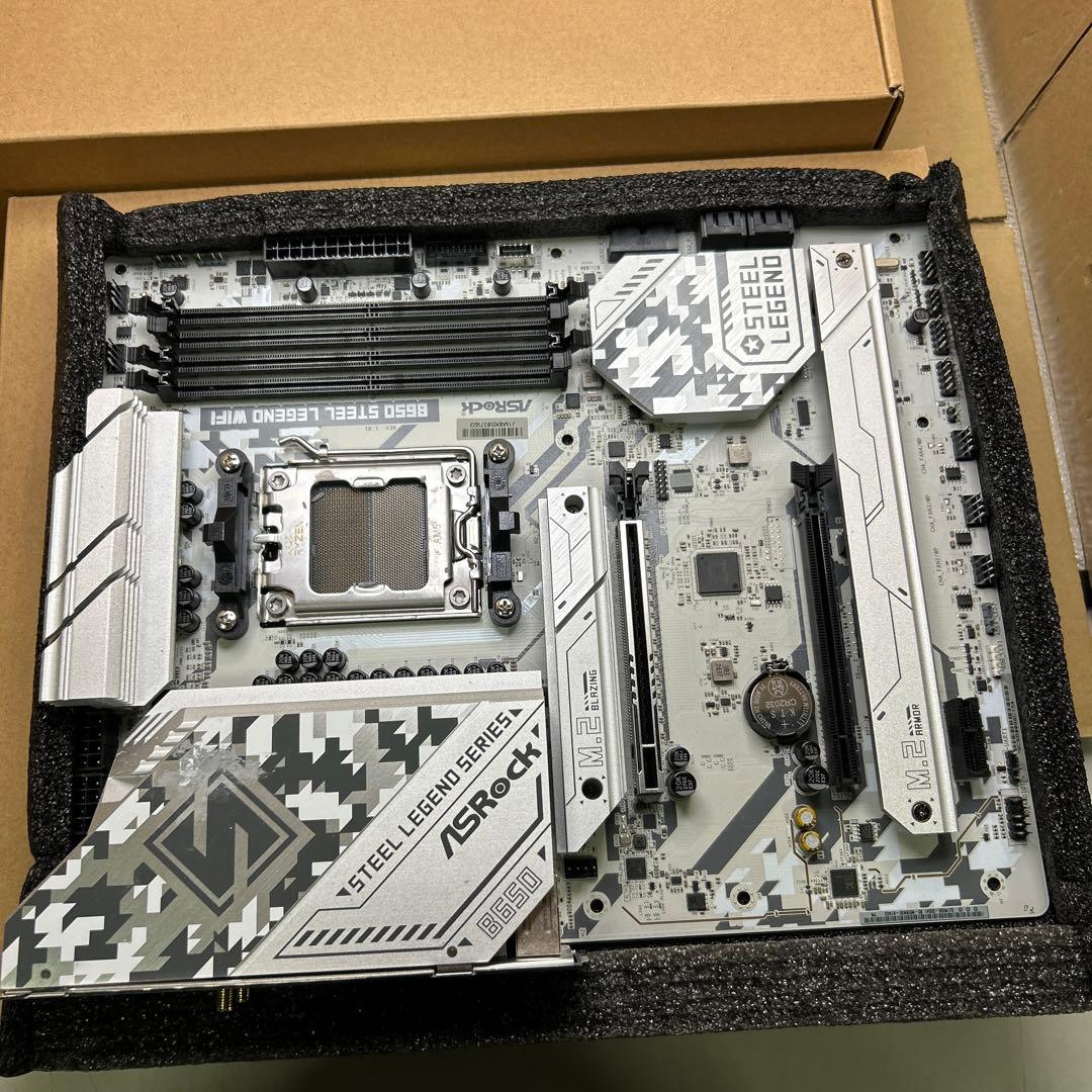 ASRock マザーボード B650 Steel Legend WiFi