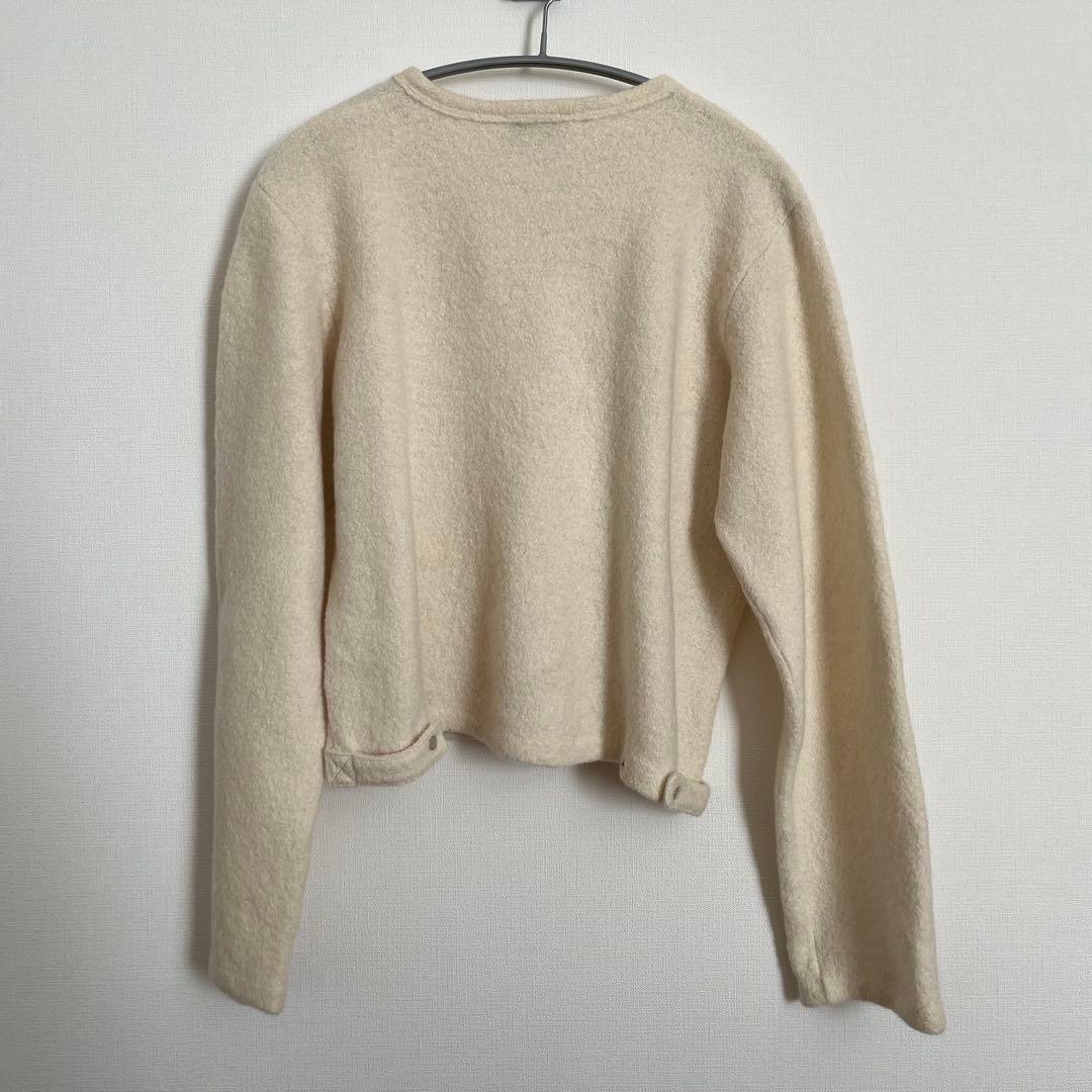 Agnès B. カーディガンプレッション　ウール100%