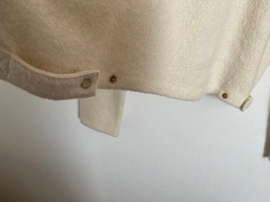 Agnès B. カーディガンプレッション　ウール100%