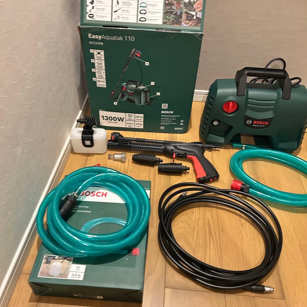 【未使用】BOSCH EasyAquatak110 高圧洗浄機 別売ホース付