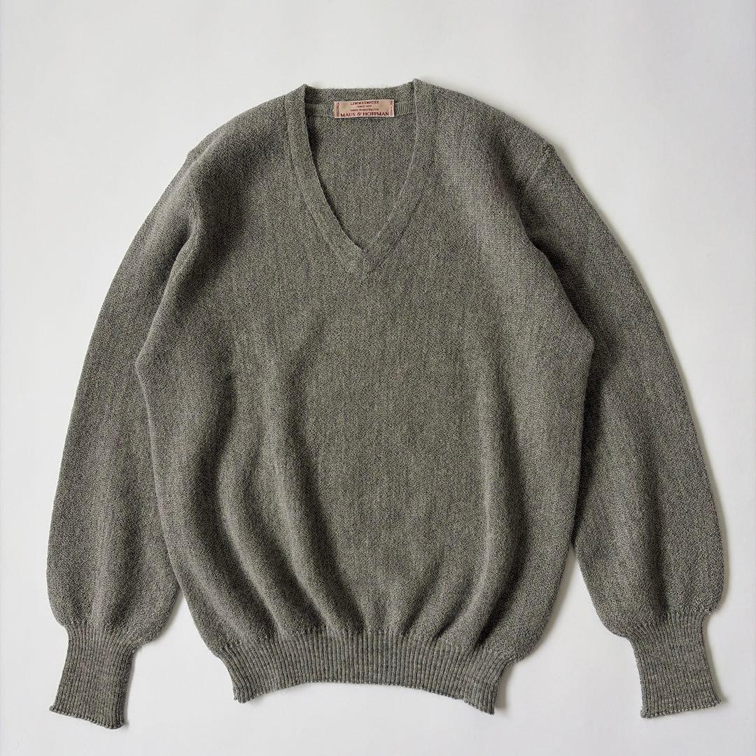 OLD レマメイヤー アルパカ リンクス Vネックセーター