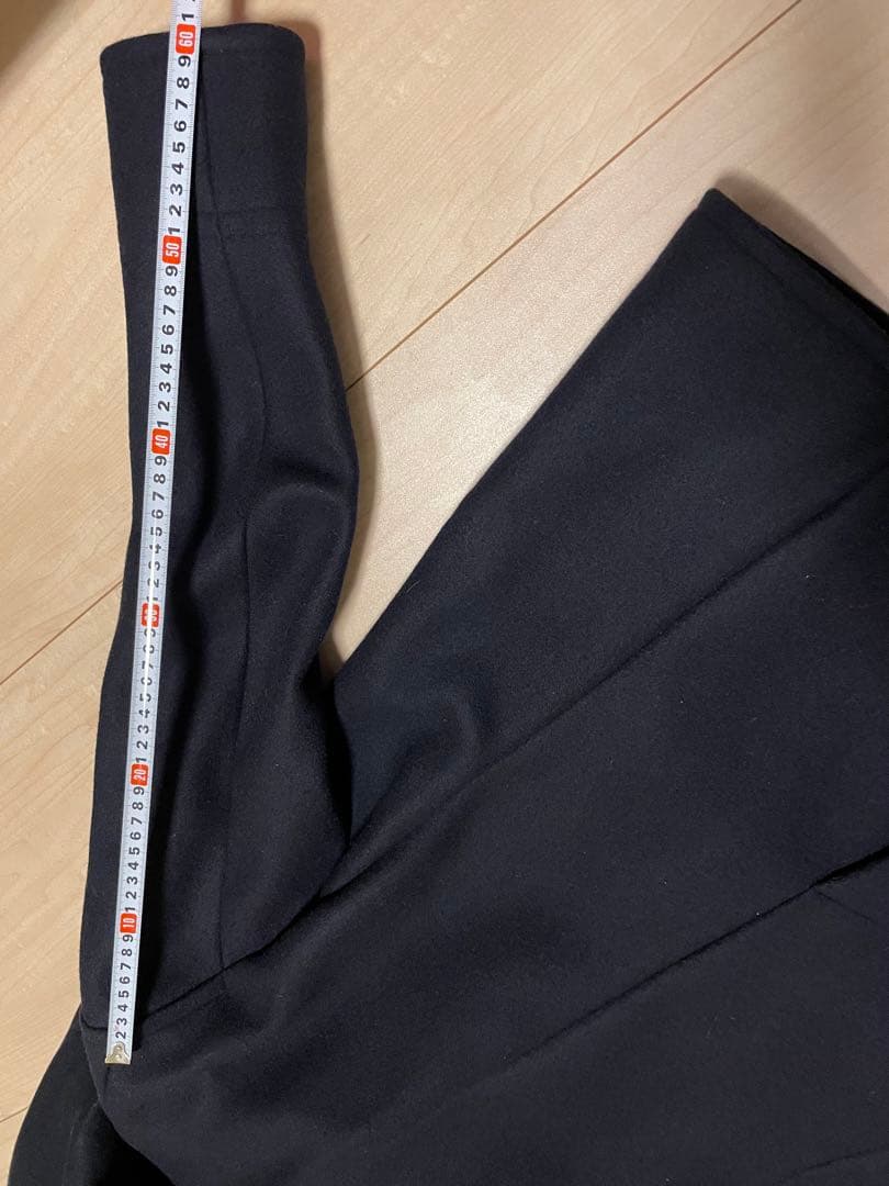 美品　ORCIVAL オーチバル　メルトン フード付きシングルコート　サイズ3