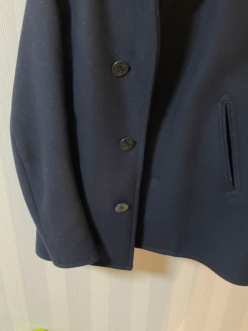 美品　ORCIVAL オーチバル　メルトン フード付きシングルコート　サイズ3