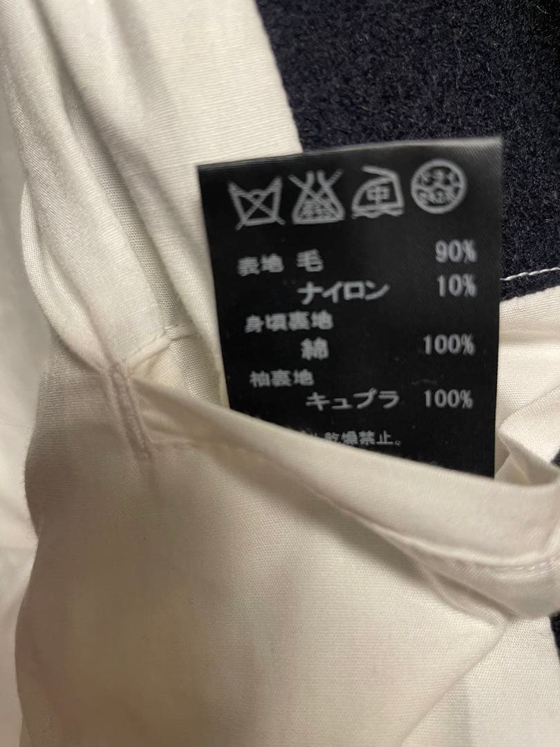 美品　ORCIVAL オーチバル　メルトン フード付きシングルコート　サイズ3