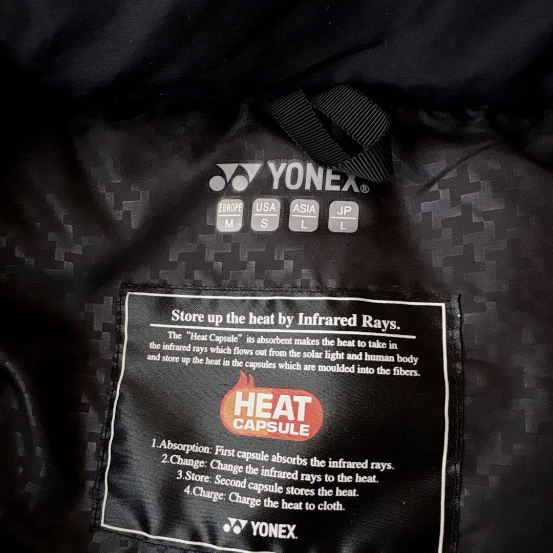 【状態良】ヨネックス　メンズ Lサイズ　ダウンジャケット　ブラック