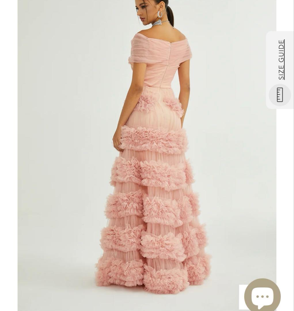 missrosier ロング　ドレス　ピンク　M