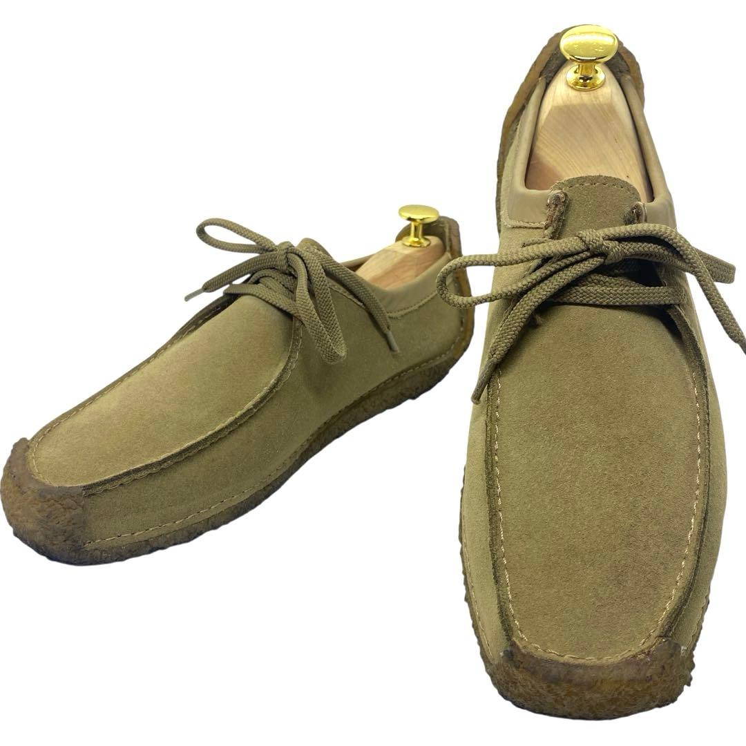 clarks クラークス　26cm ナタリー ワラビー ベージュ モカシン