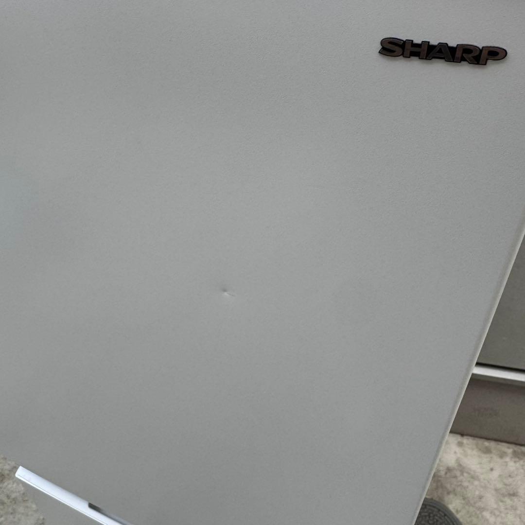 110⭐️2024年製美品★シャープ冷蔵庫　右、左開き　一人暮らし　マットホワイト