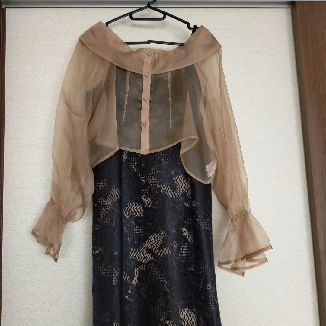 【極美品】エトル シアーブラウス＆マーメイドキャミソール セットドレス