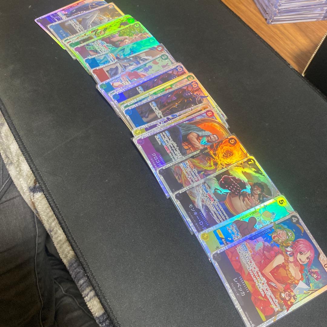 ワンピース引退品約700枚 構築済みデッキありケース付き SEC4枚 SR40枚