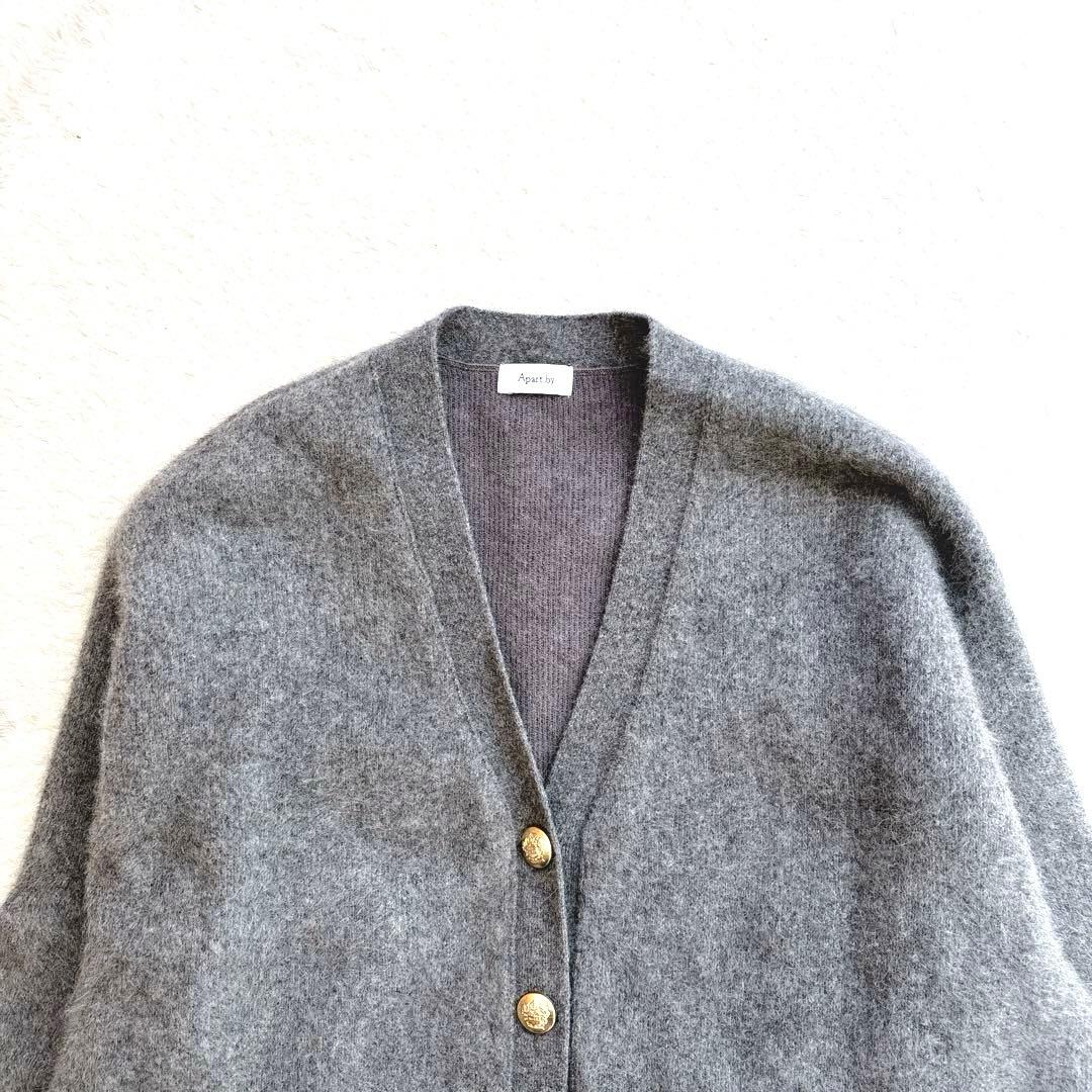 ✨完売品✨apart by lowrys CNラクーンカーディガン 金ボタン