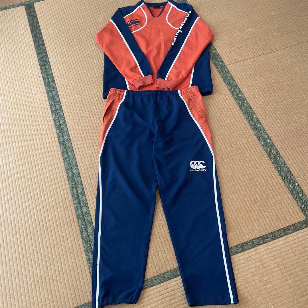 canterbury カンタベリー　長袖 ピステ プルオーバー セットアップ