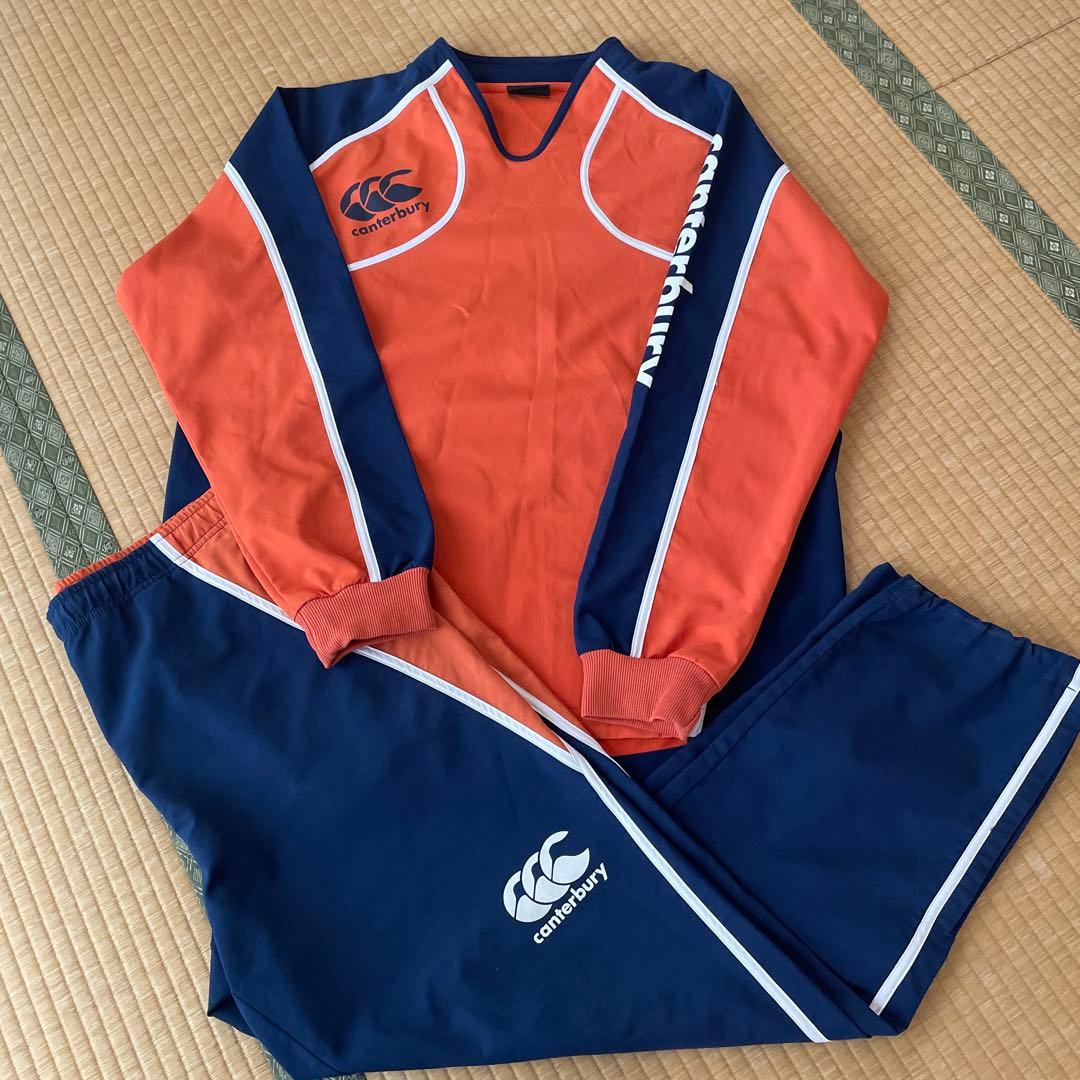 canterbury カンタベリー　長袖 ピステ プルオーバー セットアップ