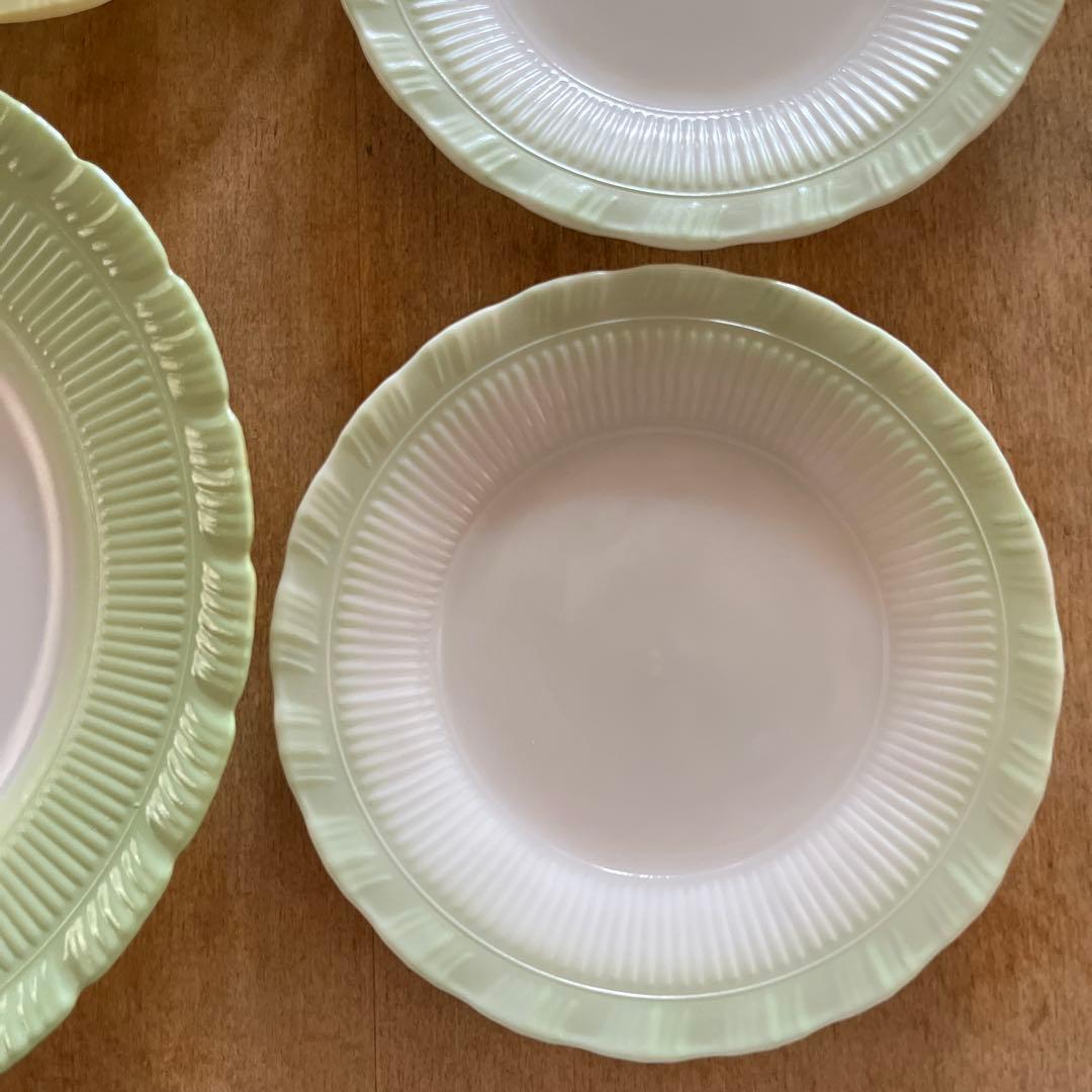 アメリカ　ビンテージ　マクベスエバンス　クレマックス　プレート　大小7枚組