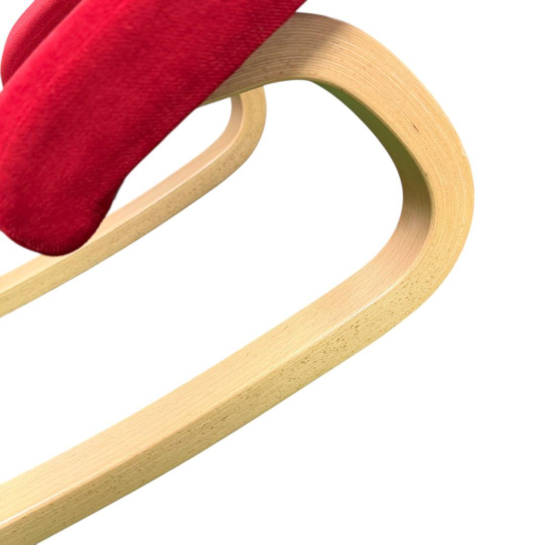 極美品 VARIER バリエール Stokke バランスチェア レッド