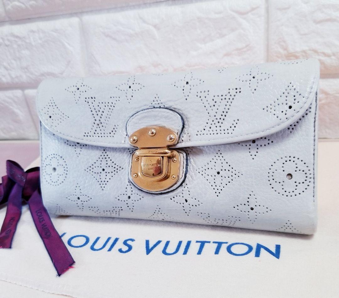 ルイヴィトン モノグラム パンチング マヒナ ポルトフォイユ アメリア 長財布