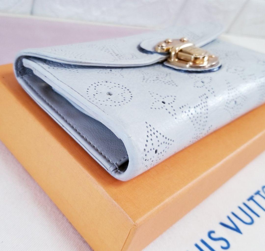 ルイヴィトン モノグラム パンチング マヒナ ポルトフォイユ アメリア 長財布