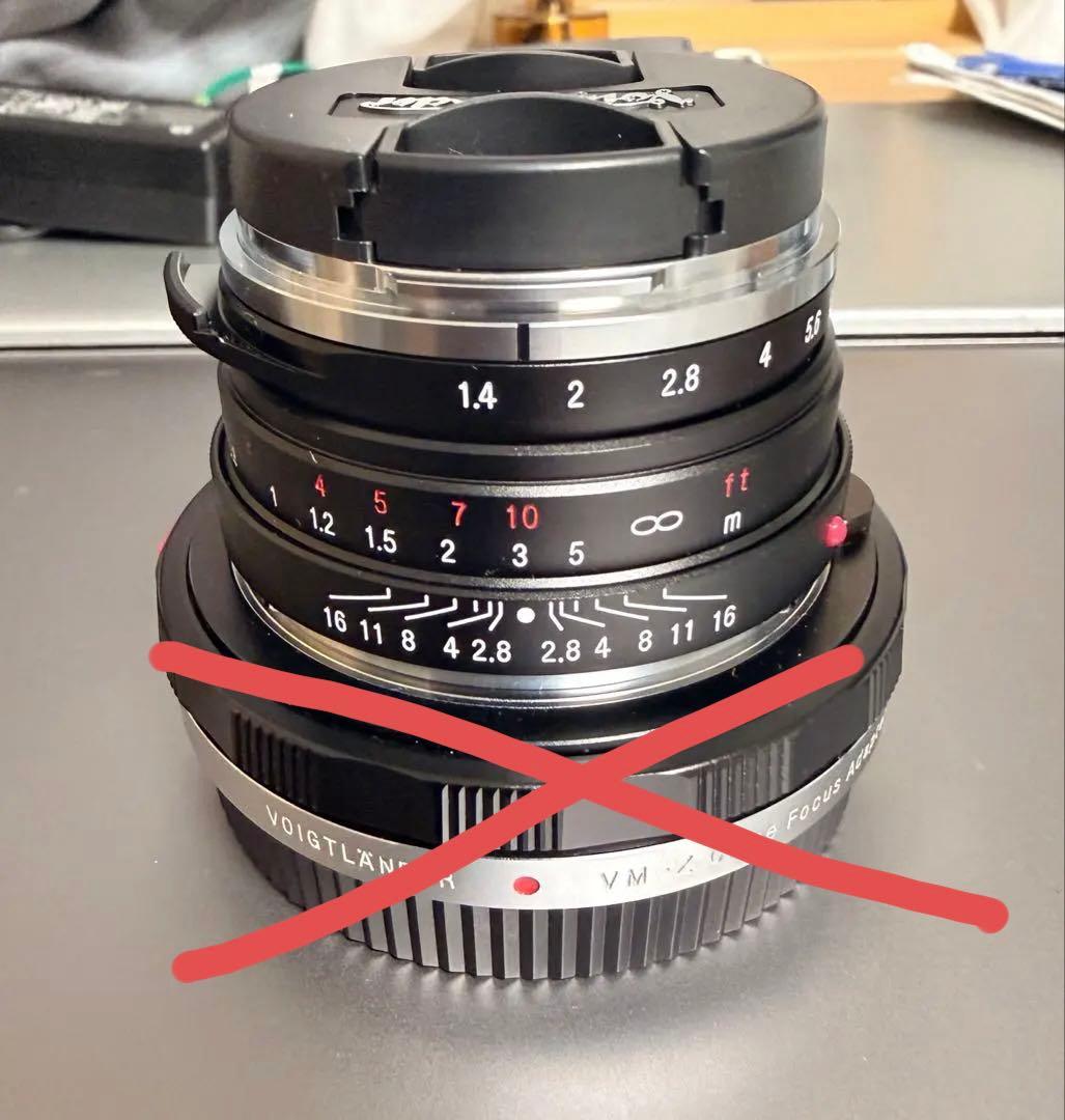 Voigtländer VM 40mm F1.4 レンズ　マウントアダプター付
