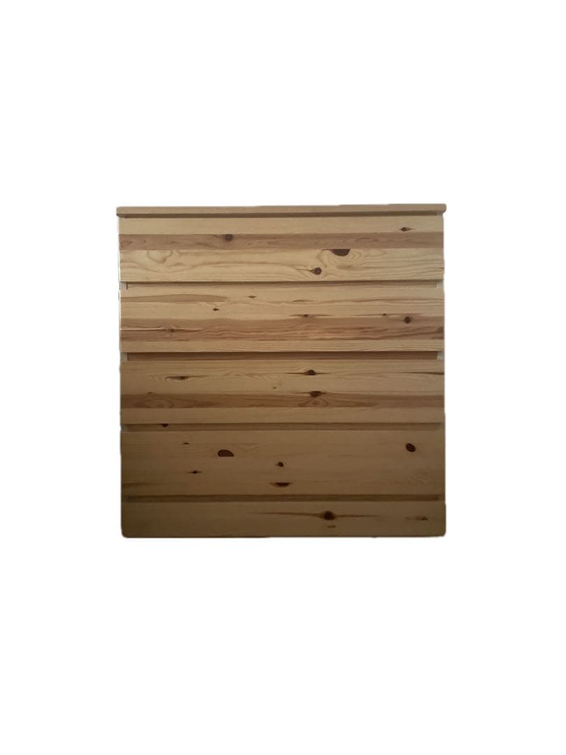 無印良品【廃盤品】幅80cmパイン材チェスト 4段　木のよい香り