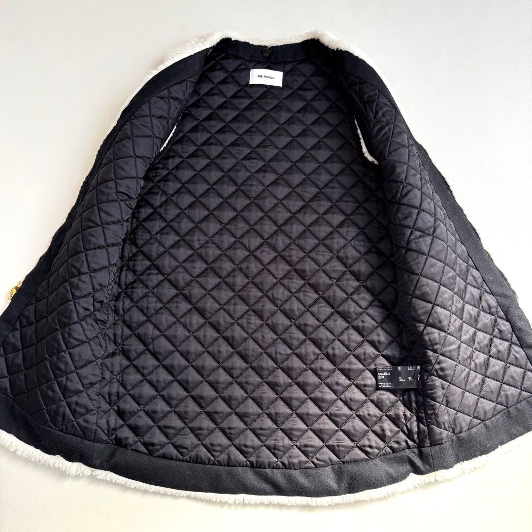 【ザ・リラクス】アローズ別注　ボアライナー　23FW ホワイト　ジップアップ