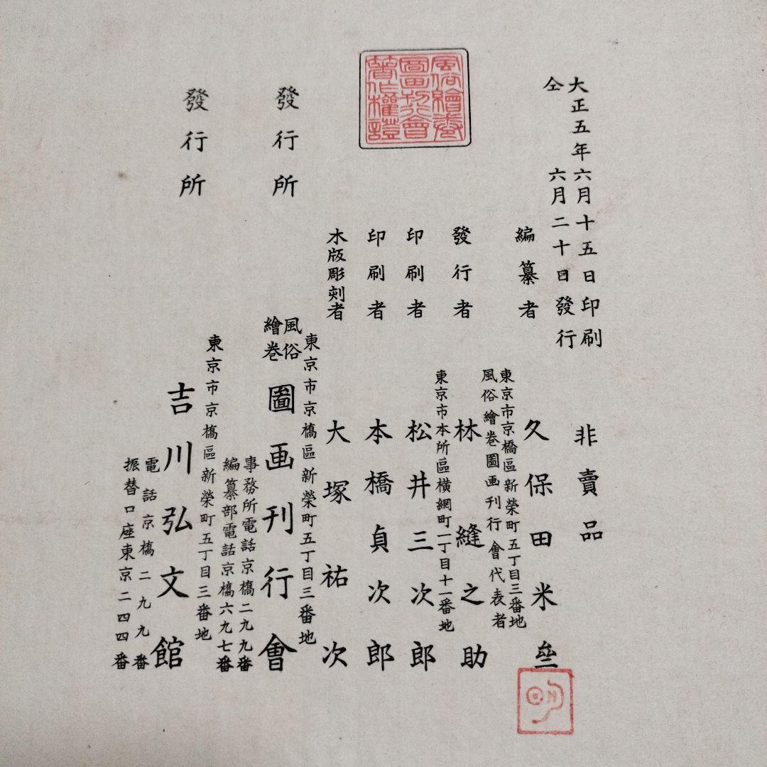 N*y様 希少　北尾政演　蔦屋重三郎　浮世絵 「吉原傾城　新美人合自筆鏡　完」木