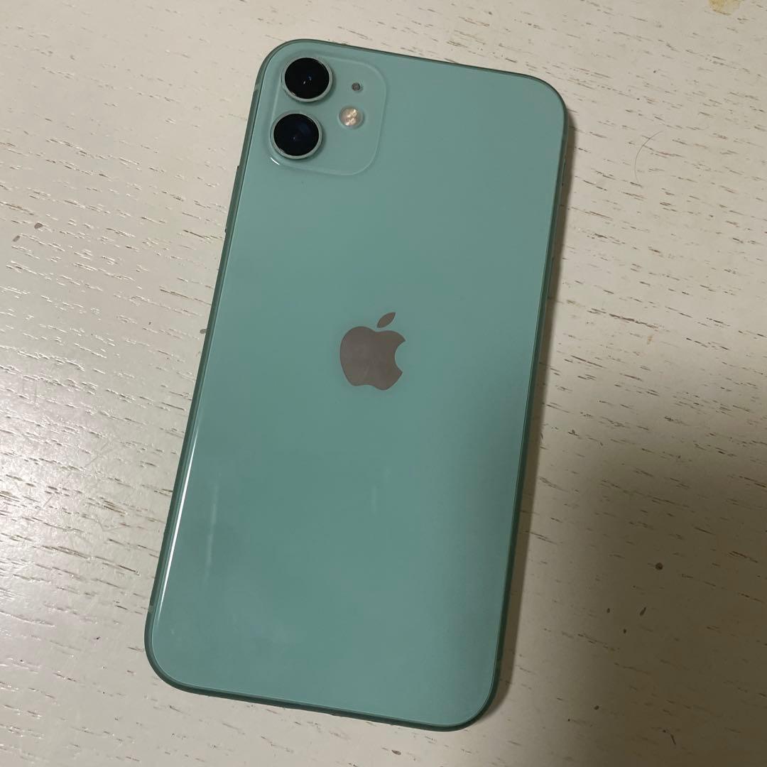 Apple iPhone 11 256GBミントグリーン 本体【難あり】
